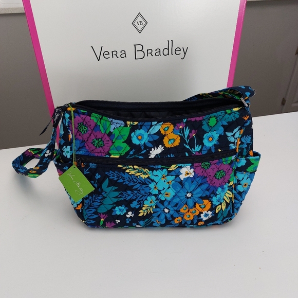Vera Bradley On The Go Crossbody Midnight Blues NWT